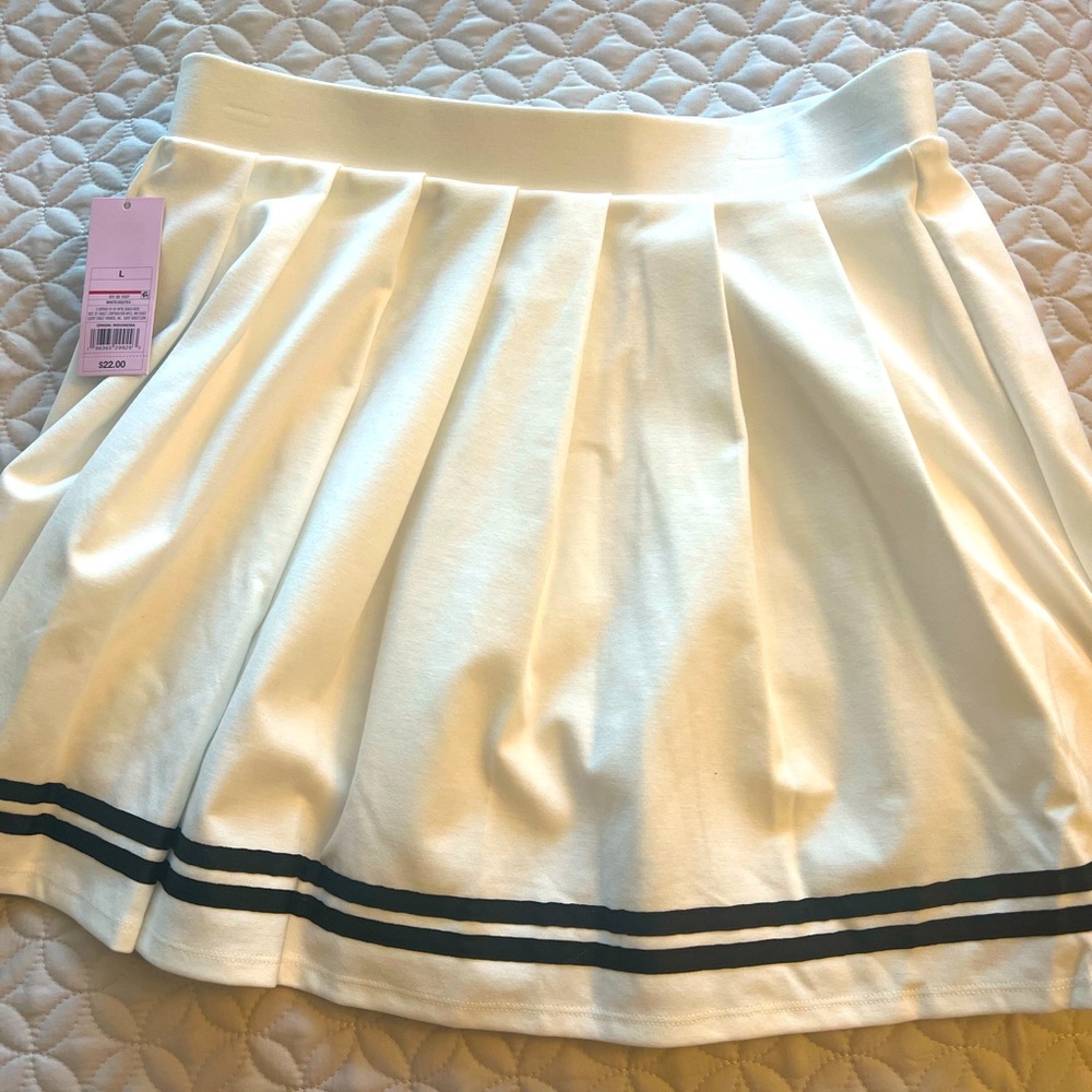 White skirt